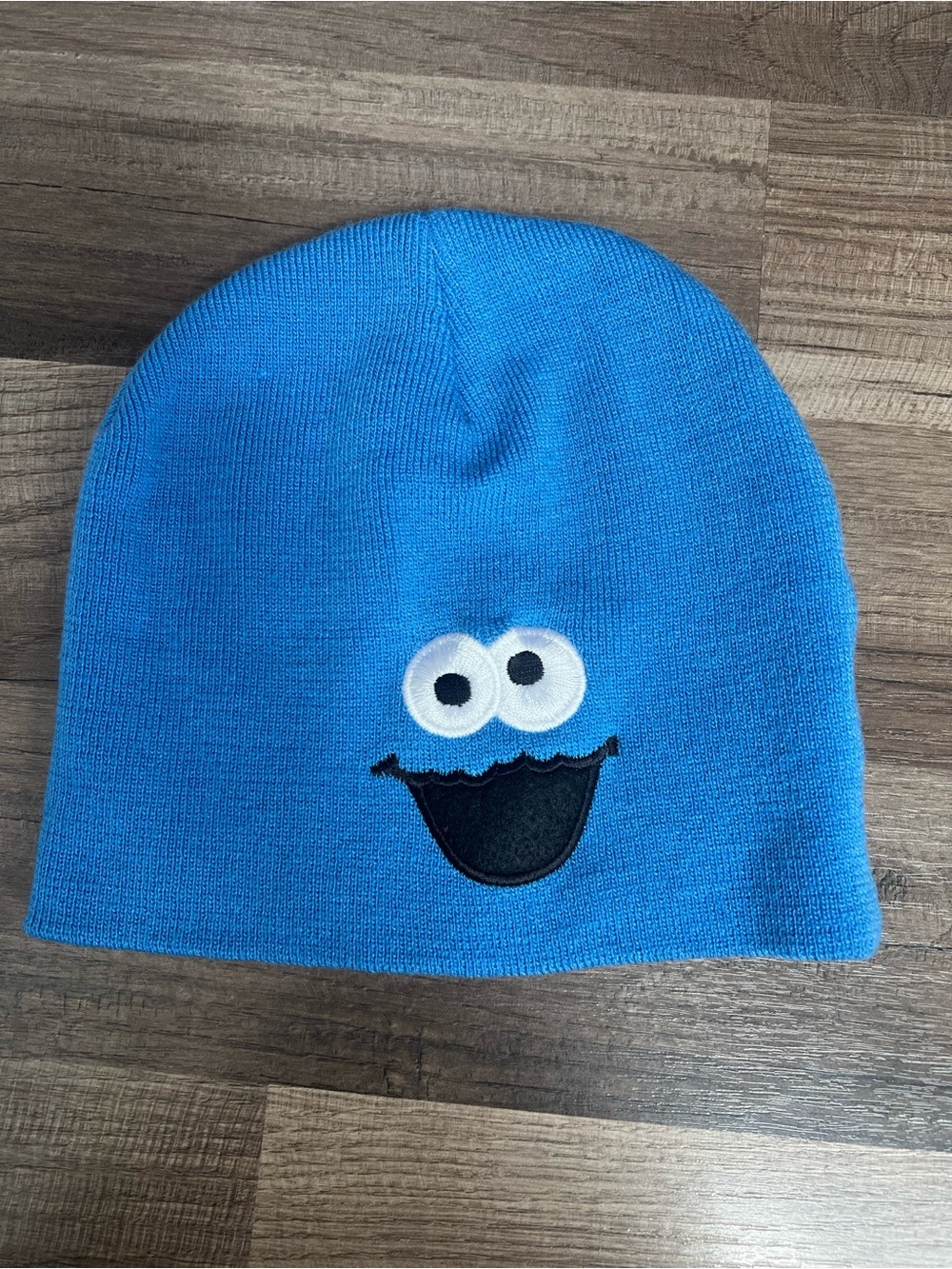 Sesame Street Blue Cookie Monster Knit Beanie